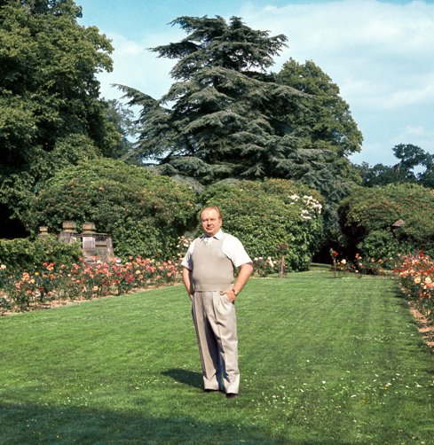 L. Ron Hubbard in the Rose Garden
