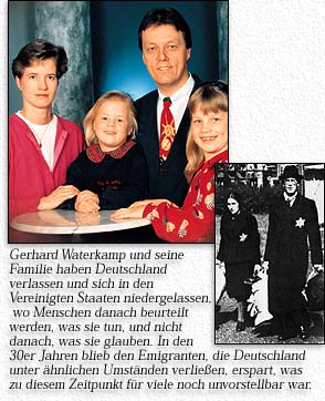 Gerhard Waterkamp und seine Familie haben Deutschland verlassen und sich in den Vereinigten Staaten niedergelassen, wo Menschen danach beurteilt werden, was sie tun, und nicht danach, was sie glauben. In den 30er Jahren blieb den Emigranten, die Deutschland unter &auml;hnlichen Umst&auml;nden verlie&szlig;en, erspart, was zu diesem Zeitpunkt f&uuml;r viele noch unvorstellbar war.