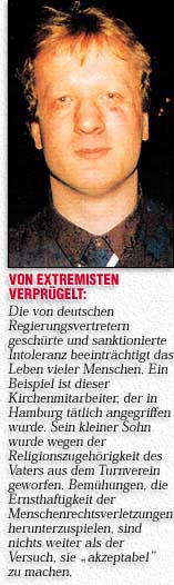Dr. Michael P. -- Im Jahre 1992 ''entdeckt'' eine Anti-Scientology Aktivistin, da&szlig; Dr. P. Scientologe ist. Mit diesen ''Neuigkeiten'' und fabrizierten Ger&uuml;chten schw&auml;rzt sie ihn sofort bei seinem Arbeitgeber an. Die berufliche Laufbahn von Dr. P. wird zerst&ouml;rt.